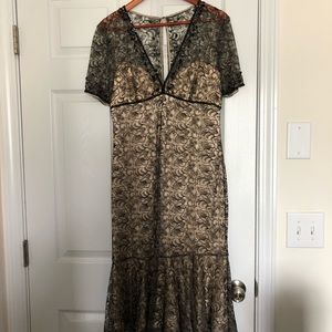 Vintage Badgley Mischka Beaded Dress in size 12